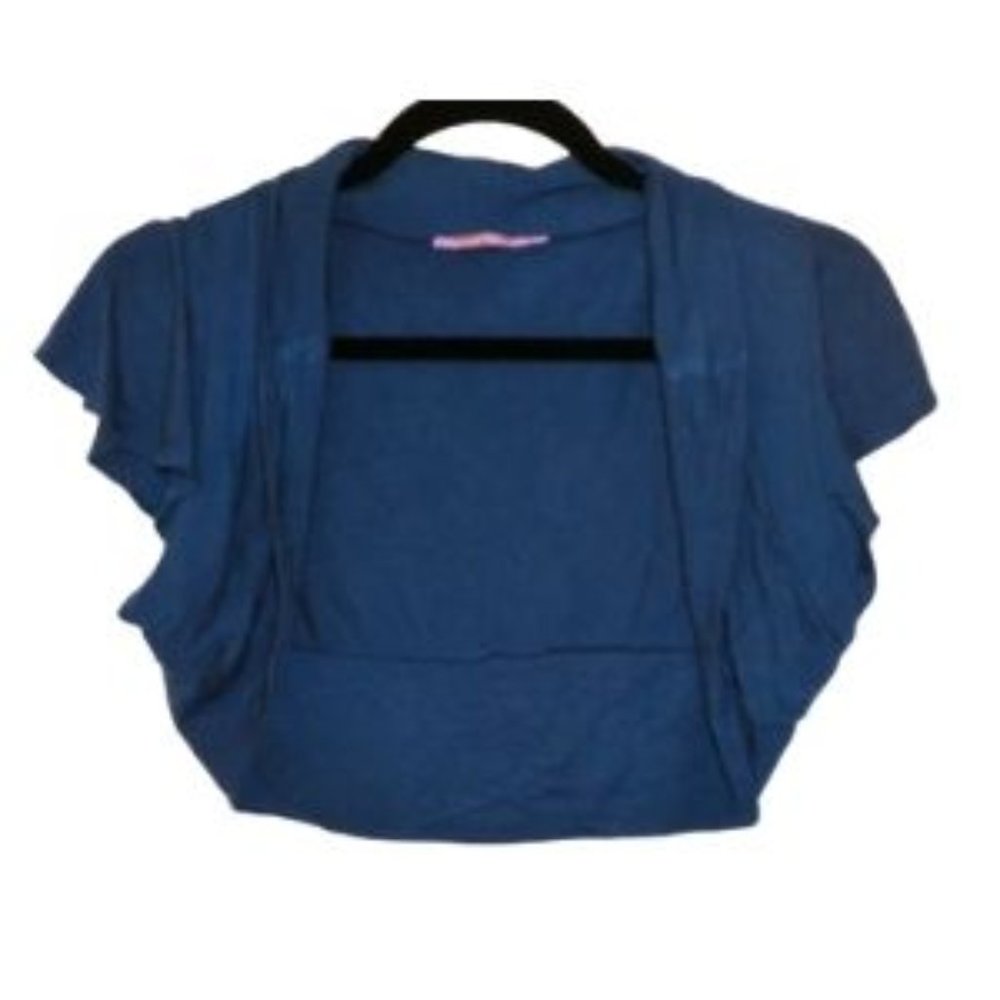 Dark Blue Shrug Cardigan